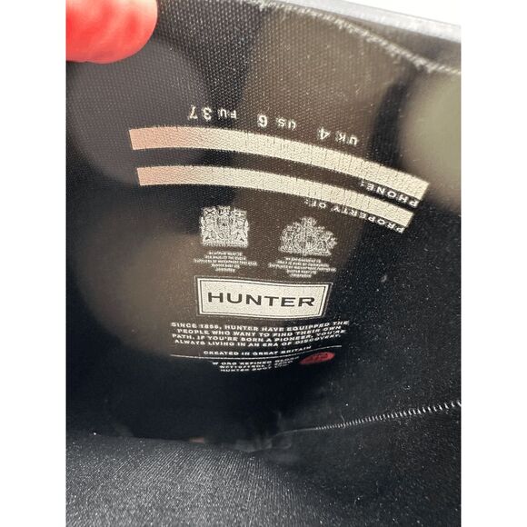 Hunter Tall Rain Boots To The Knee Used Condition  Woman Size 6 - Picture 16 of 16